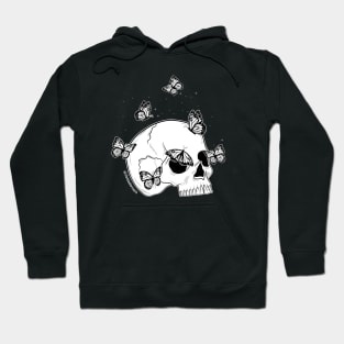 Skull and Butterflies Hoodie